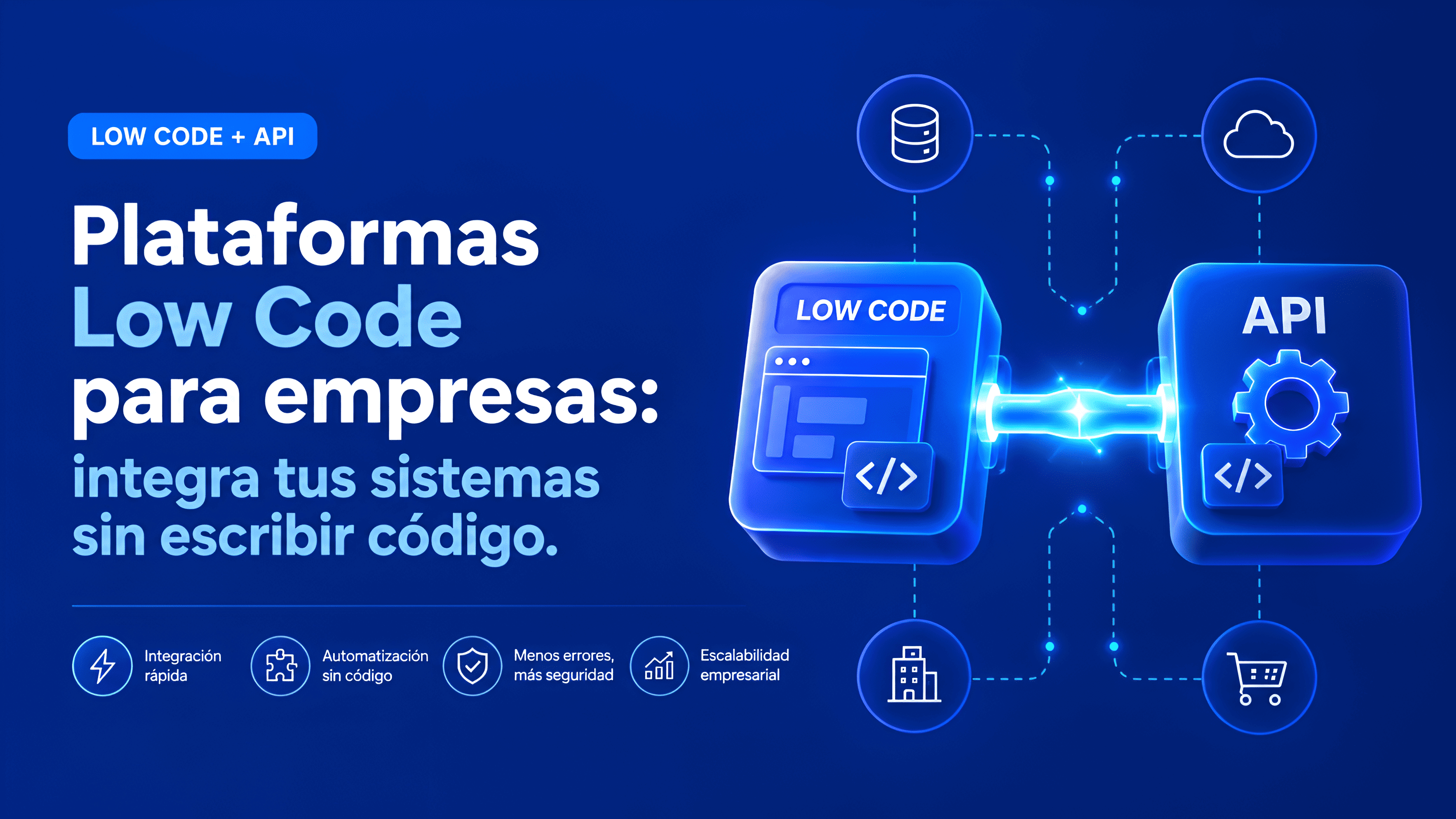 Plataformas Low Code para empresas: integra tus sistemas sin escribir código