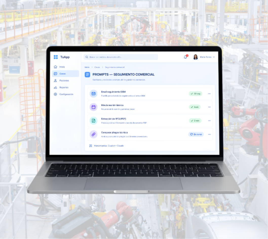 Formación en IA Comercial con Copilot para Equipos de Ventas del Sector Automotriz
