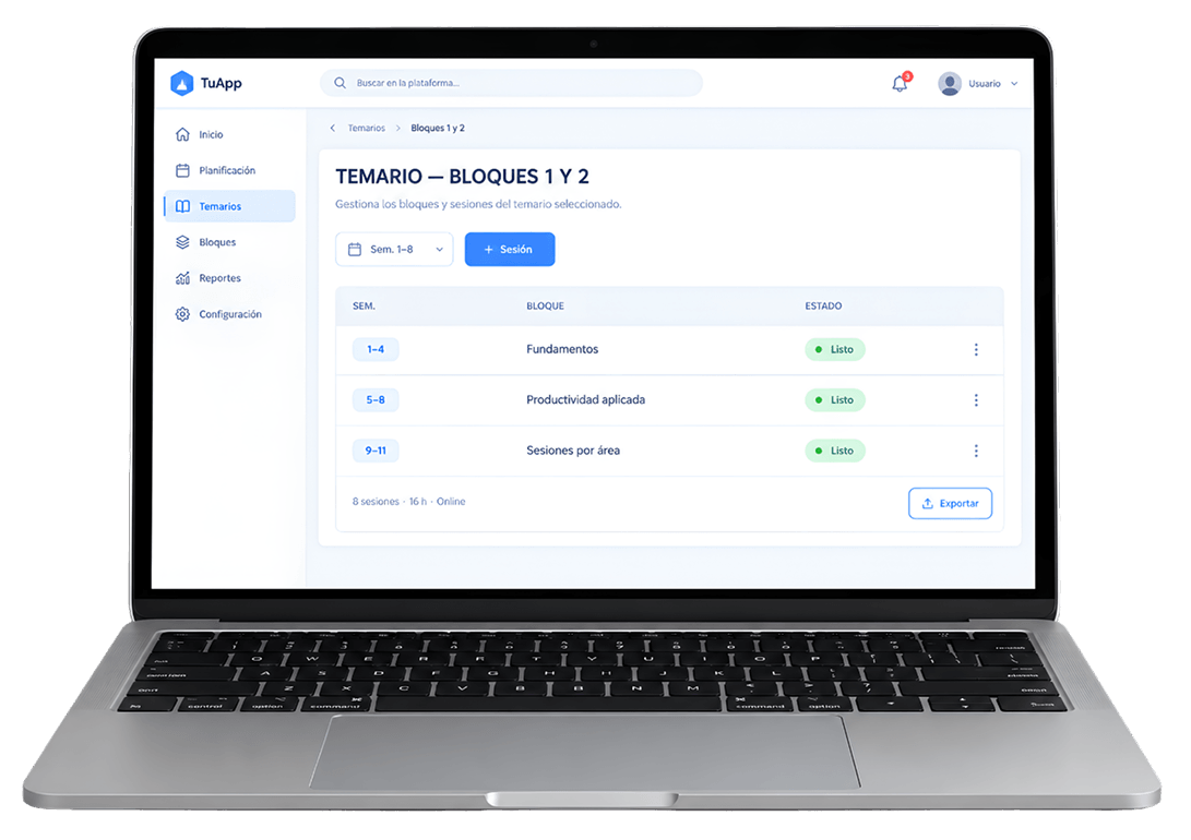 Fundamentos y Productividad Aplicada