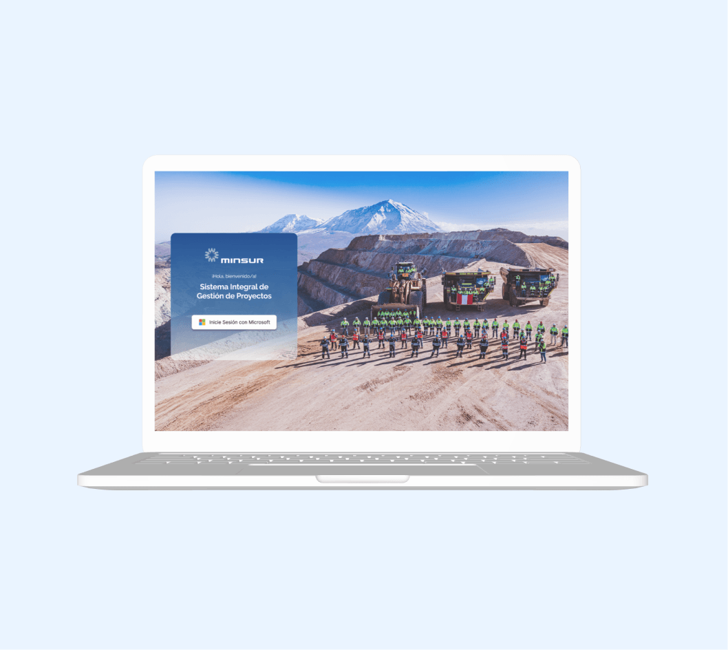 Sistema Integral de Gestión de Proyectos para digitalizar el portafolio minero de Minsur