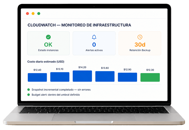 Automatización de ciclo de vida con EventBridge y Lambda