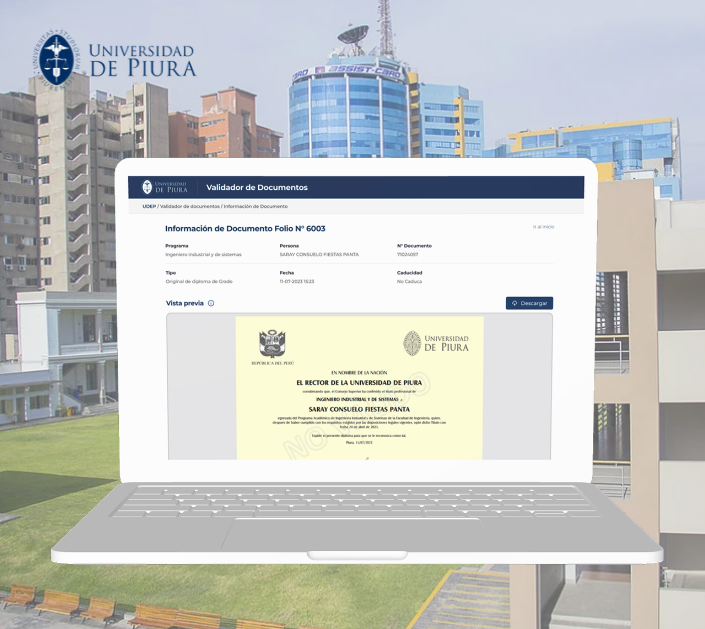 Digitalización de la gestión de grados y títulos academicos