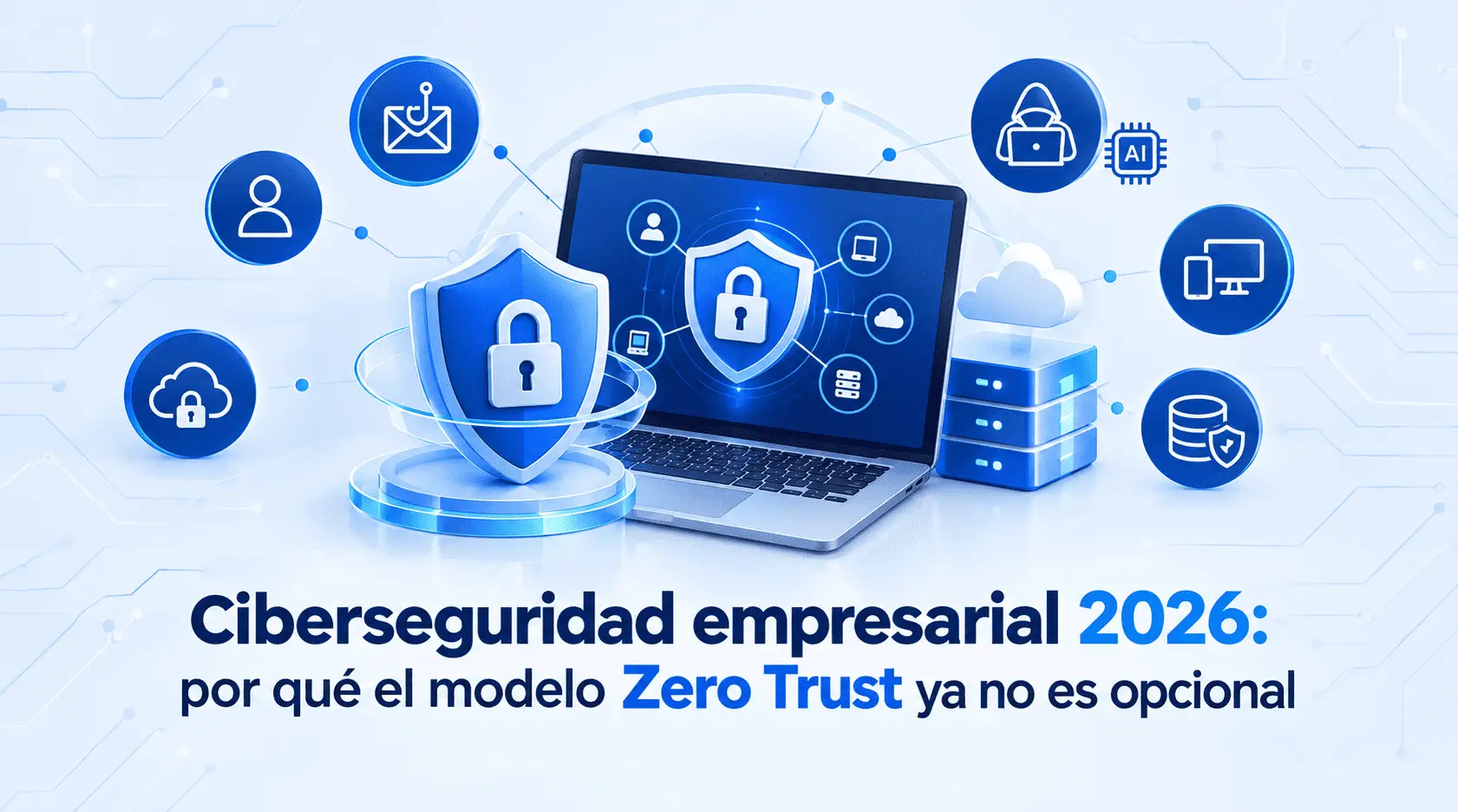Ciberseguridad empresarial 2026: por qué el modelo Zero Trust ya no es opcional